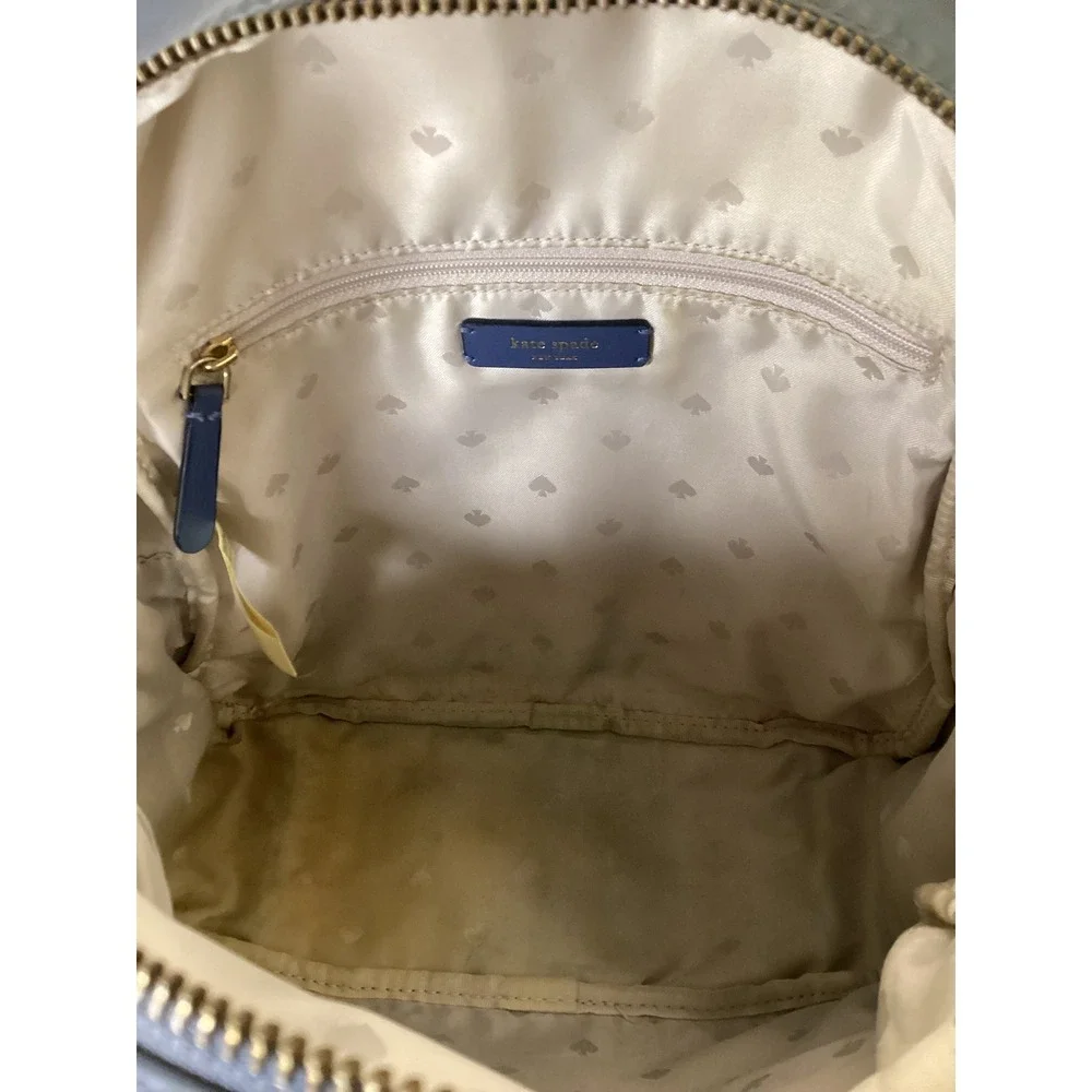 Kate Spade Karissa Blue‎ Nylon Backpack Gold Hardware